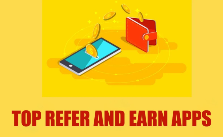 Top 5 refer and earning app